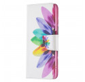 Xiaomi Redmi 10 Capa de flor de aguarela