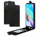 Xiaomi Redmi 10 Efeito Couro Aba Vertical