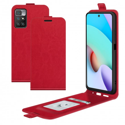 Xiaomi Redmi 10 Efeito Couro Aba Vertical