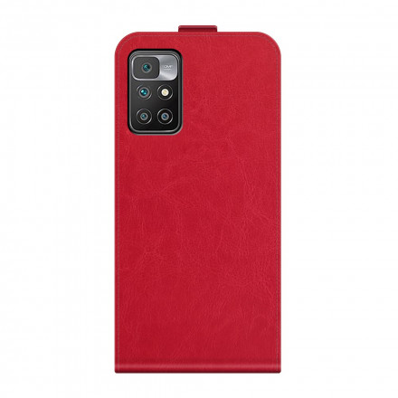 Xiaomi Redmi 10 Efeito Couro Aba Vertical Xiaomi Redmi 10 Efeito Couro Aba Vertical