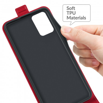 Xiaomi Redmi 10 Efeito Couro Aba Vertical Xiaomi Redmi 10 Efeito Couro Aba Vertical