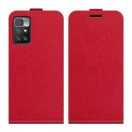 Xiaomi Redmi 10 Efeito Couro Aba Vertical Xiaomi Redmi 10 Efeito Couro Aba Vertical