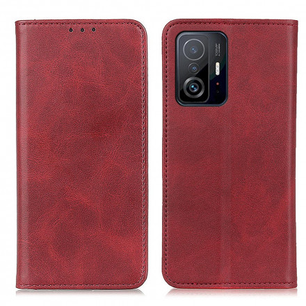 Tampa Flip Cover Xiaomi 11T / 11T Pro Split Leather Matt Tampa Flip Cover Xiaomi 11T / 11T Pro Split Leather Matt