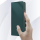 Capa Flip Capa Samsung Galaxy Z Flip 3 5G Pele-Touch Leather Split