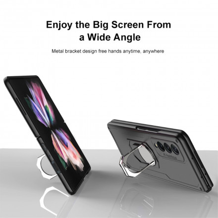Samsung Galaxy Z Flip 3 5G Capa Híbrida com Anel de Apoio GKK