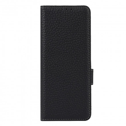 Samsung Galaxy Z Fold 3 5G Capa de pele Lychee Genuína