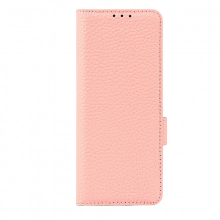 Samsung Galaxy Z Fold 3 5G Capa de pele Lychee Genuína