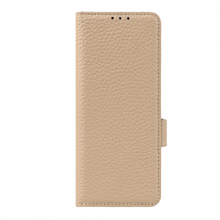 Samsung Galaxy Z Fold 3 5G Capa de pele Lychee Genuína