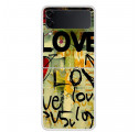 Samsung Galaxy Z Flip 3 5G Capa de Amor e Amor