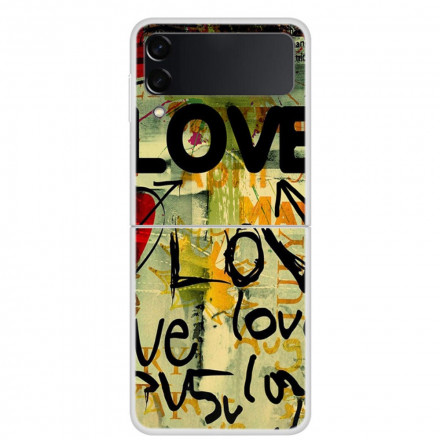 Samsung Galaxy Z Flip 3 5G Capa de Amor e Amor