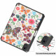 Capa Inteligente iPad Mini 6 (2021) Capa Stylus Flores Vintage