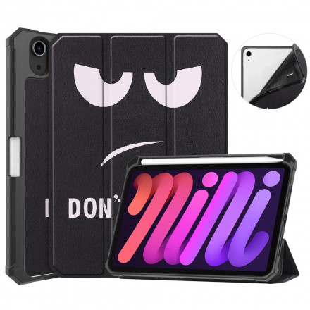 Capa Inteligente iPad Mini 6 (2021) Capa Stylus Don't Touch Me