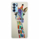 Capa de cor Girafa em frente ao Reno 6 5G