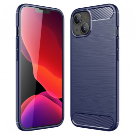 iPhone 13 Capa de fibra de carbono escovada
