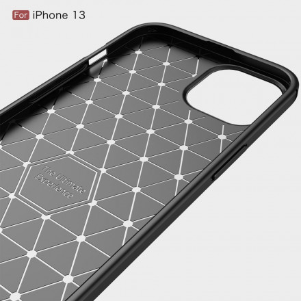 iPhone 13 Capa de fibra de carbono escovada