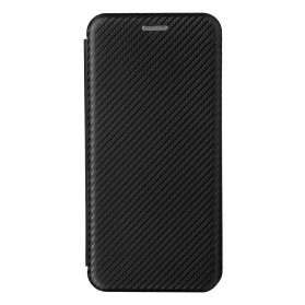 Tampa Flip em frente ao Reno 6 5G Silicone Cor de carbono
