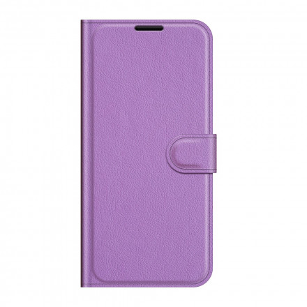 Case Oppo Reno 6 5G Leatherette Classic Lychee