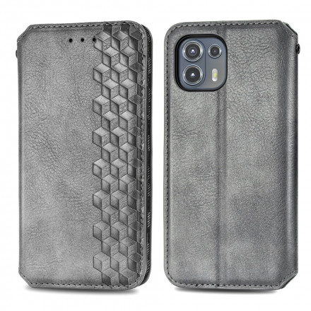 Capa Motorola Edge 20 Lite Leatherette Texture Diamond Texture