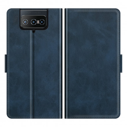 Asus Zenfone 8 Flip Classic Capa de aba dupla Flip