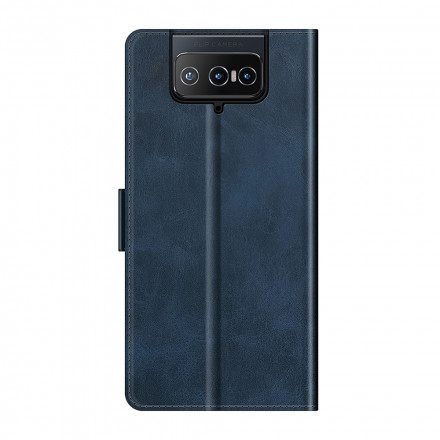 Asus Zenfone 8 Flip Classic Capa de aba dupla Flip