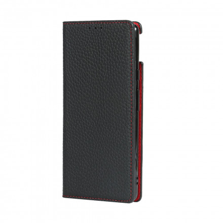 Tampa Flip Cover Google Pixel 6 Leather Genuine Lychee Strap