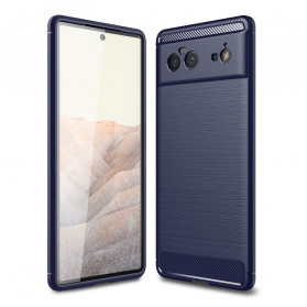 Google Pixel 6 Capa de fibra de carbono escovada