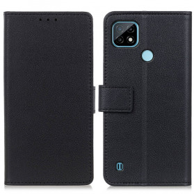 Capa Realme C21 Efeito Couro Brilhante Único