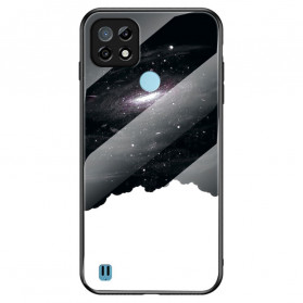 Realme C21 Capa de Vidro Mármore Temperado