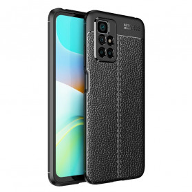 Xiaomi Redmi 10 Capa de Couro Litchi Linha Dupla