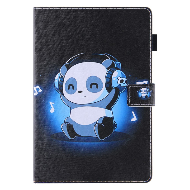 iPad Mini 6 (2021) Case Panda com auriculares