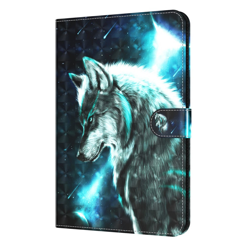 Capa para iPad Mini 6 (2021) Light Spot Wild Wolf