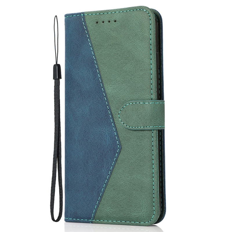 Xiaomi Redmi Note 10 Pro Faux Case Triângulo de Couro