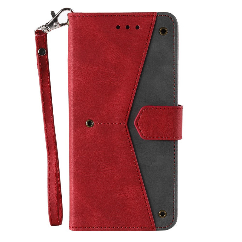 Xiaomi Mi 11 Pro Case Faux Leather Two-tone Rivets