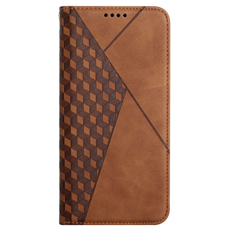 Capa Flip Poco F3 / Xiaomi Mi 11i 5G Efeito Couro Geo