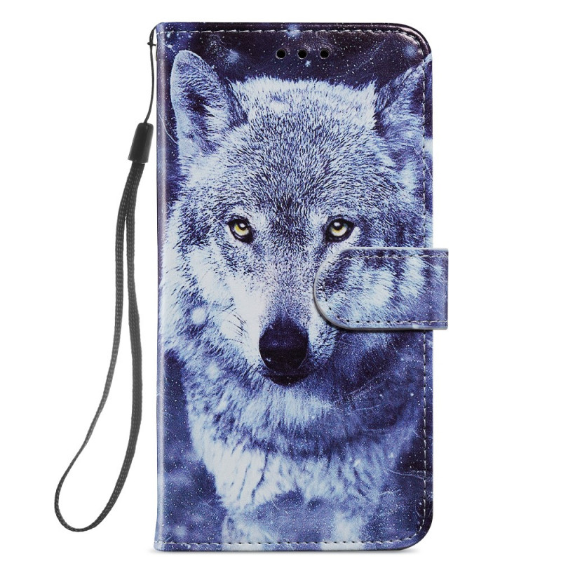 Capa para Samsung Galaxy A13 5G / A04s Magnificent Wolves com correia