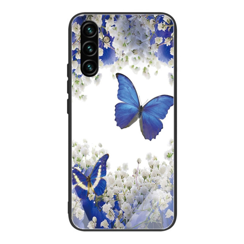 Capa Samsung Galaxy A13 5G / A04s Vidro temperado Design de borboletas