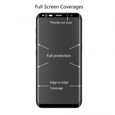 Protecção de vidro temperado para Samsung Galaxy S8 Plus