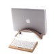 Suporte para MacBook em Madeira Natural BookArc