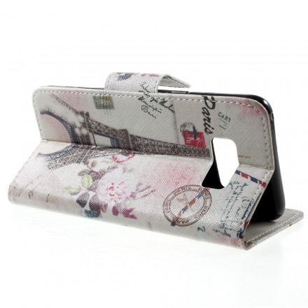 Capa Samsung Galaxy S8 Plus Eiffel Retro