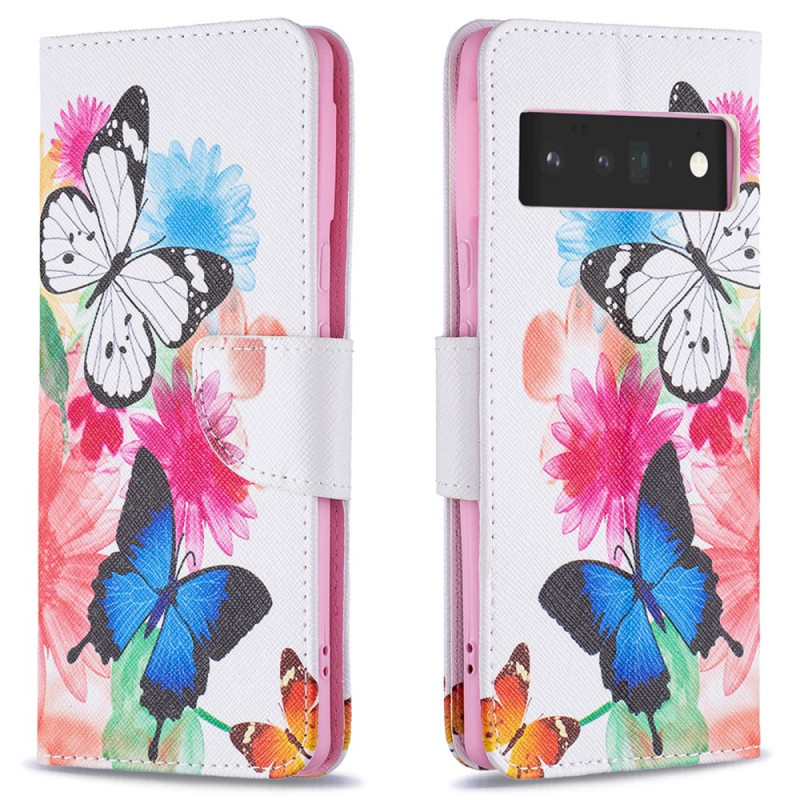 Google Pixel 6 Pro Case Butterflies Pintadas