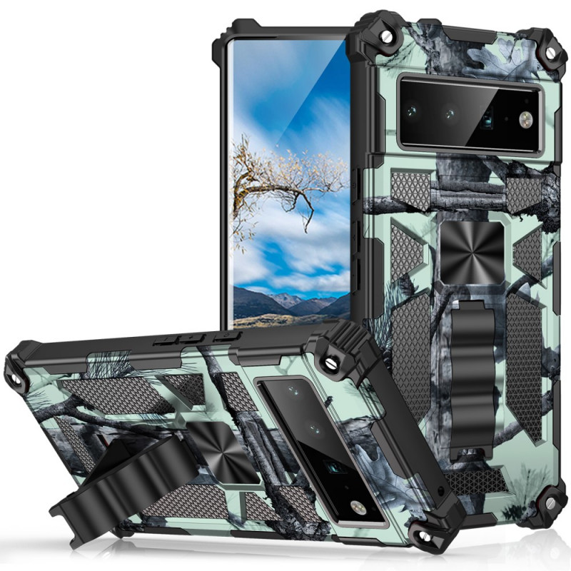 Google Pixel 6 Pro Camuflagem Capa Removível Stand Removível