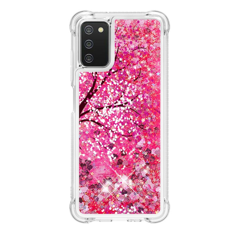 Capa brilhante Samsung Galaxy A03s Tree Glitter