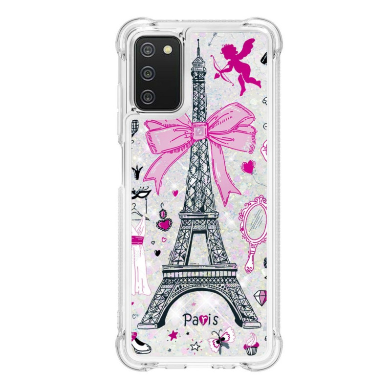Capa Samsung Galaxy A03s O Glitter da Torre Eiffel