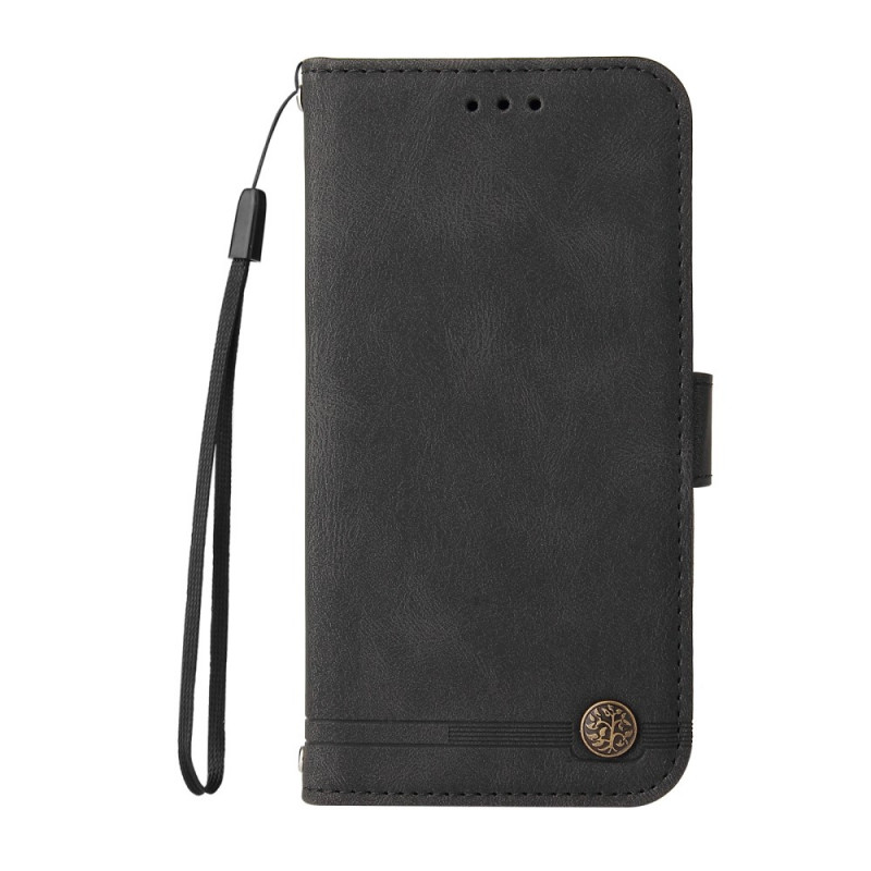 Samsung Galaxy A03s Faux Leather Case Rivet and Strap
