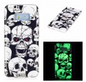 Capa fluorescente Samsung Galaxy S8 Caution Heads Fluorescent