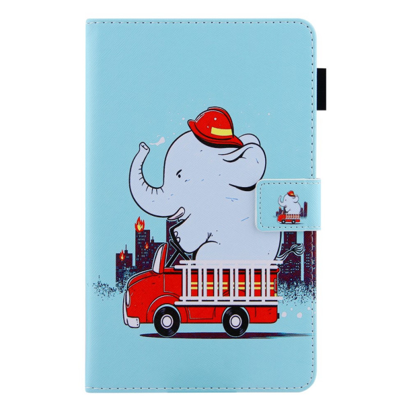 Capa para Samsung Galaxy Tab A8 (2022) / (2021) Elefante bombeiro