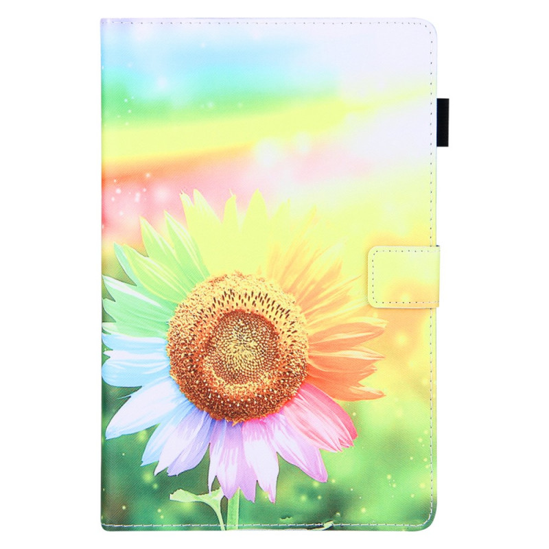 Capa para Samsung Galaxy Tab A8 (2022) / (2021) Flores ao sol