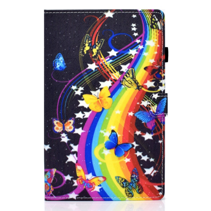 Samsung Galaxy Tab A8 Case (2021) Borboletas arco-íris