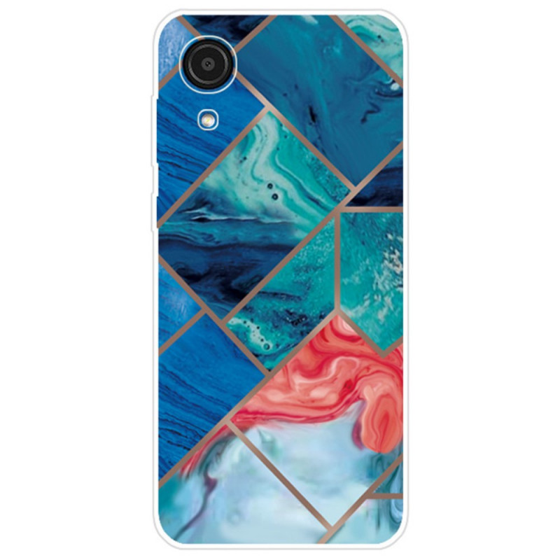 Samsung Galaxy A03 Core Marble Case Variable Geometric