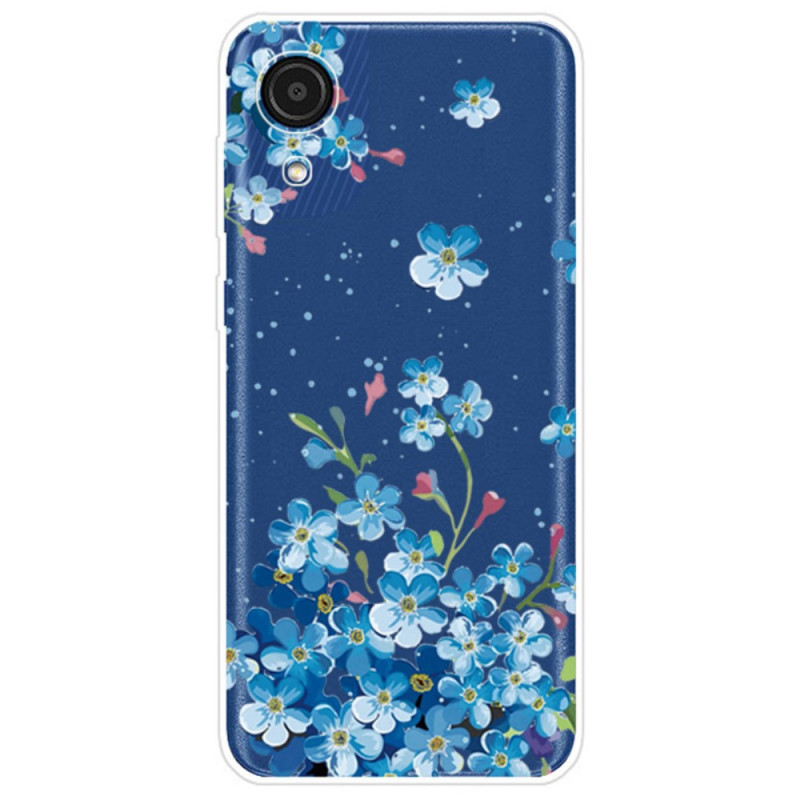 Samsung Galaxy A03 Core Case Blue Flowers